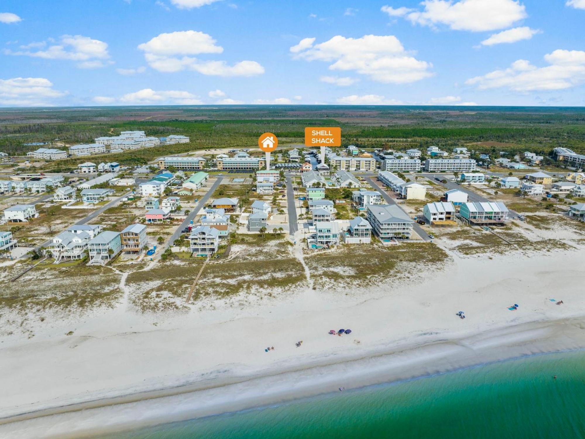 Sand Buckets Unit C, Ocean View Beach Townhouse Mexico Beach Exterior photo